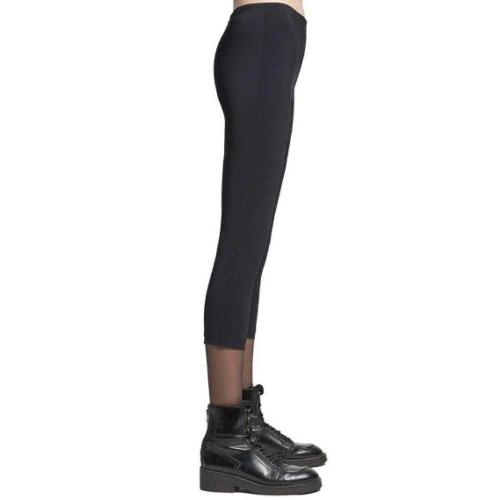 Porto San Francisco Womens Black Sasha Crop Legging Pant Size 2 Medium